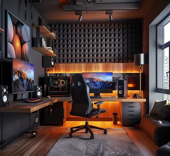 Gaming room ambiance