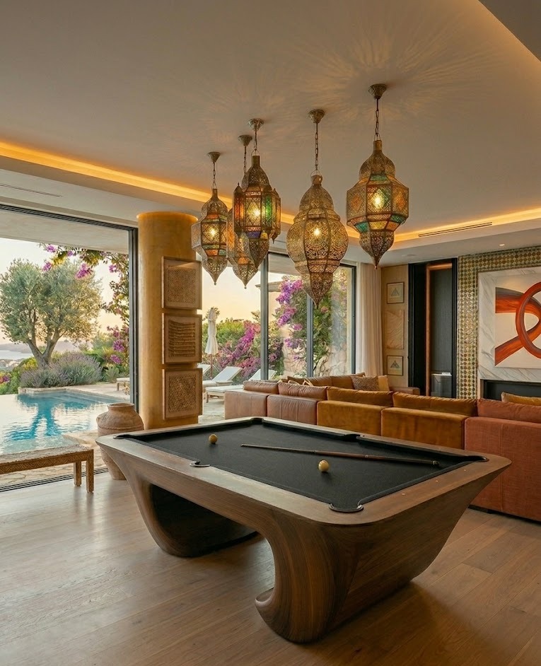 Billard Wood House en situation